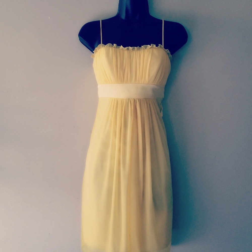 Beautiful Yellow Summer Dress Size 1/2